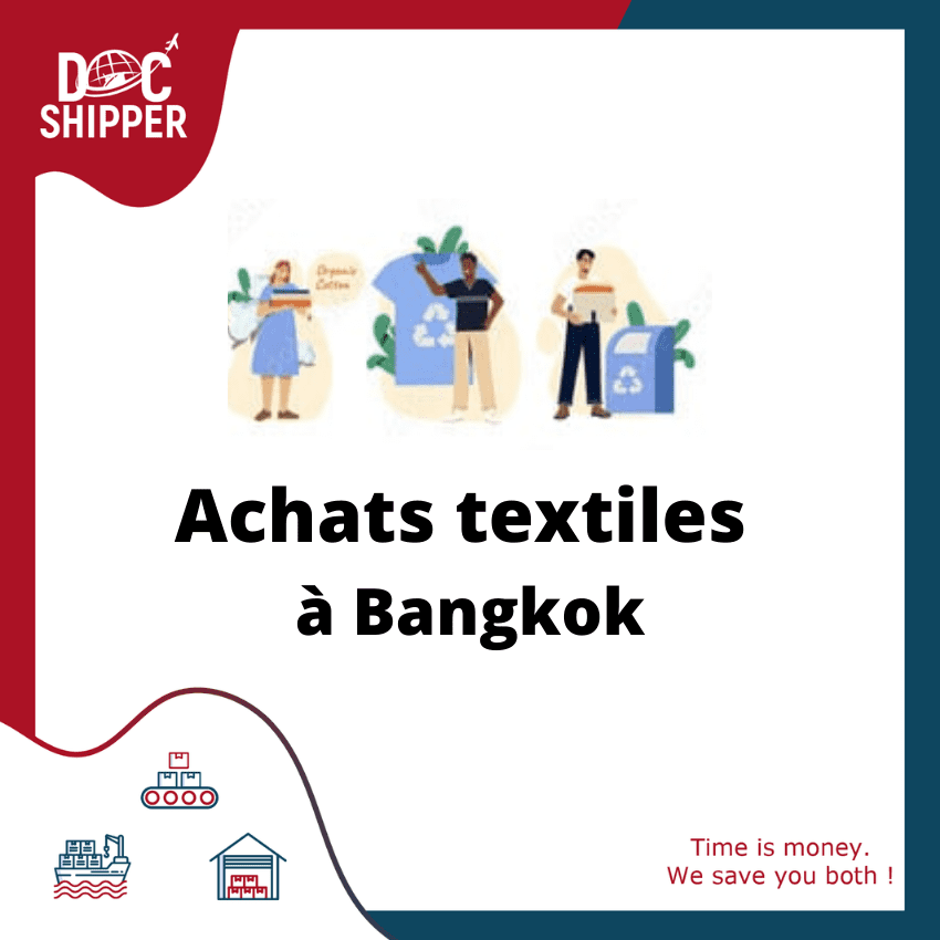 Achats textiles à Bangkok